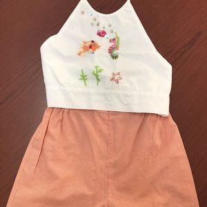 EUC Orient Express size 6 shorts outfit